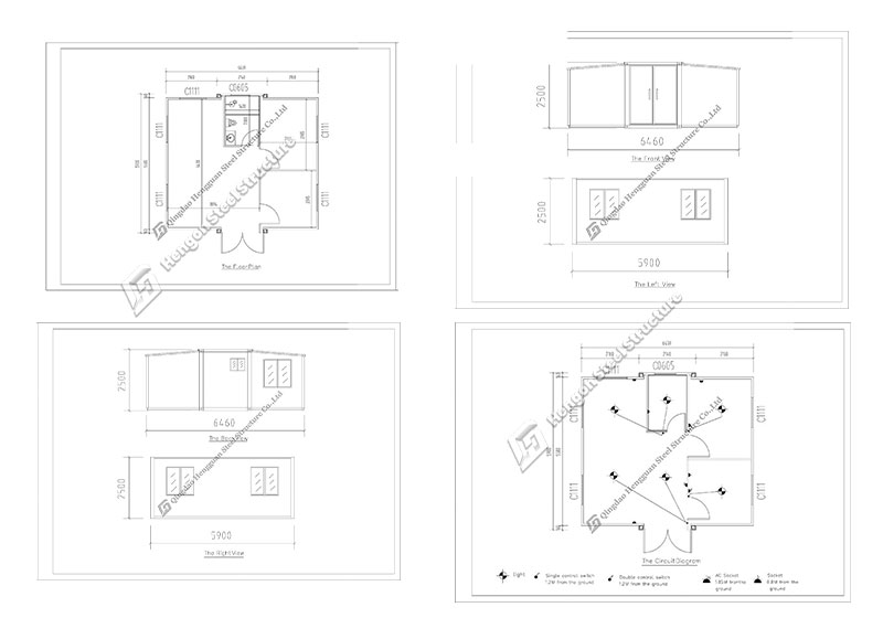 USA House pliable